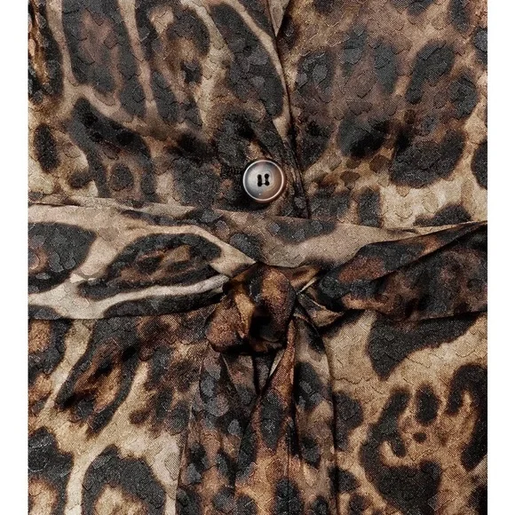 Zara Leopard Print Blazer - Picture 3 of 6